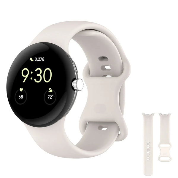 Premium Silicone Strap Compatible With Google Pixel Watch 2 | 12 Colours Available