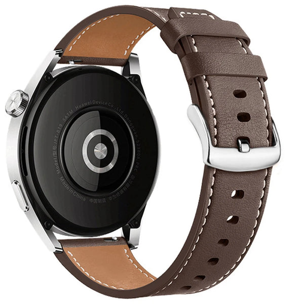 Executive Stitched Leather Strap Compatible With Google Pixel Watch 3 (45mm) | 2 Colours Available