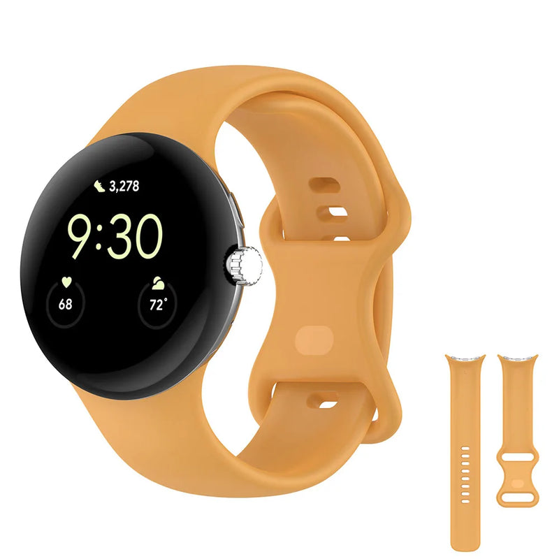 Premium Silicone Strap Compatible With Google Pixel Watch 1 (41mm) | 12 Colours Available