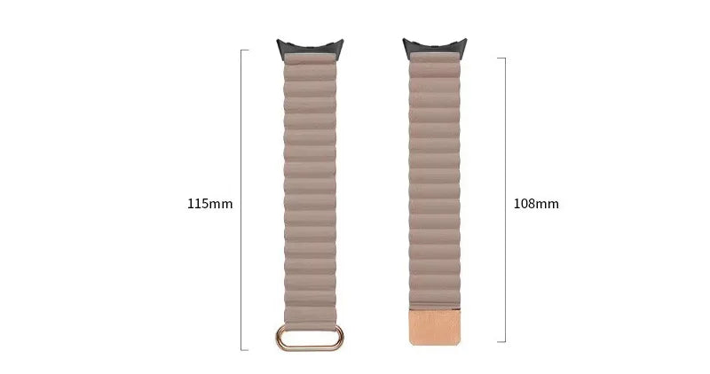 Magnetic Leather Strap Compatible With Google Pixel Watch 3 (45mm) | 14 Colours Available