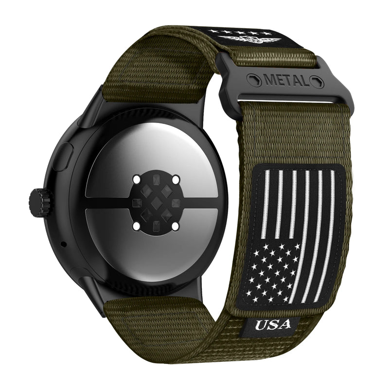 Nylon Patriot Strap Compatible With Google Pixel Watch 3 (45mm) | 5 Colours Available