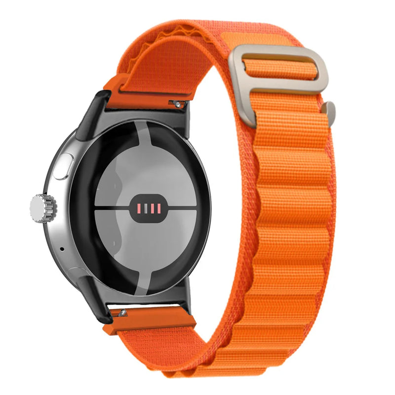 Alpine Nylon Loop Strap Compatible With Google Pixel Watch 1 (41mm) | 4 Colours Available