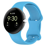 Blue Silicone Google Pixel Watch 4 Strap | For 41mm and 45mm Models