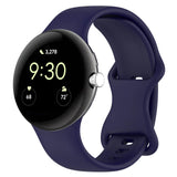 Midnight Blue Silicone Google Pixel Watch 4 Strap | For 41mm and 45mm Models