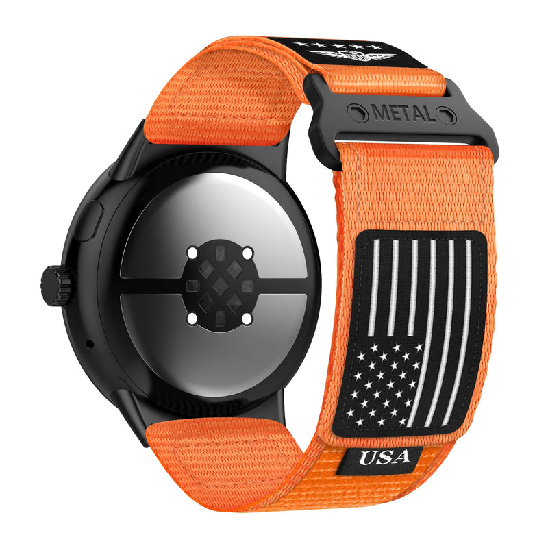 Nylon Patriot Strap Compatible With Google Pixel Watch 3 (45mm) | 5 Colours Available