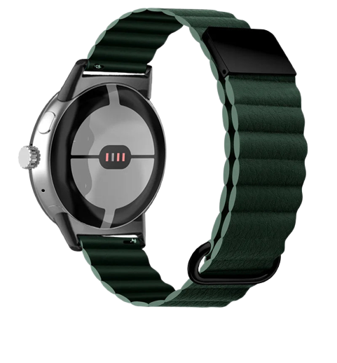 Magnetic Leather Strap Compatible With Google Pixel Watch 3 (45mm) | 14 Colours Available