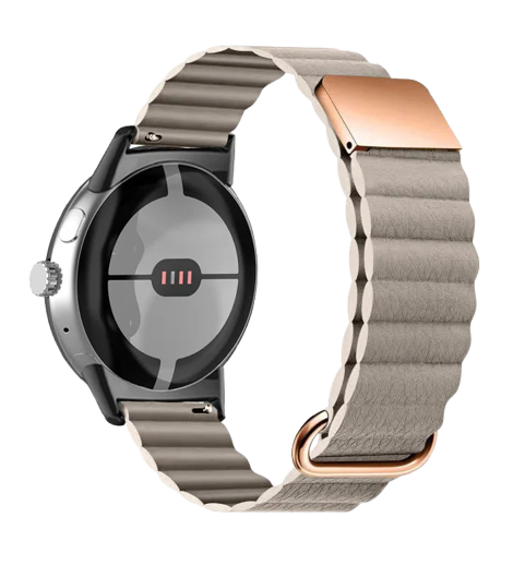 Magnetic Leather Strap Compatible With Google Pixel Watch 3 (45mm) | 14 Colours Available