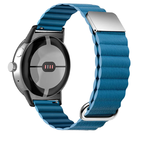 Magnetic Leather Strap Compatible With Google Pixel Watch 1 (41mm) | 14 Colours Available