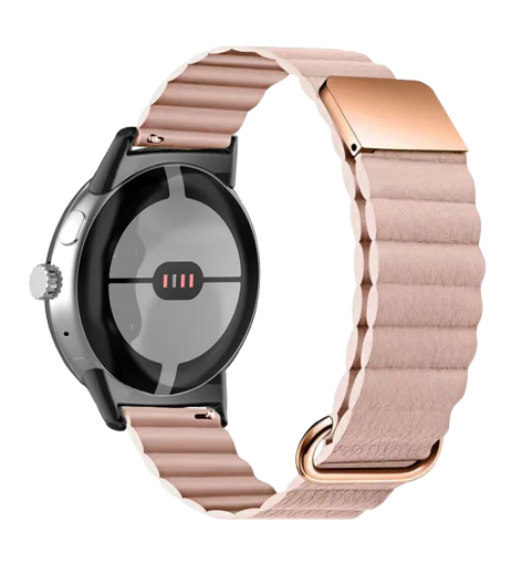 Magnetic Leather Strap Compatible With Google Pixel Watch 3 (45mm) | 14 Colours Available